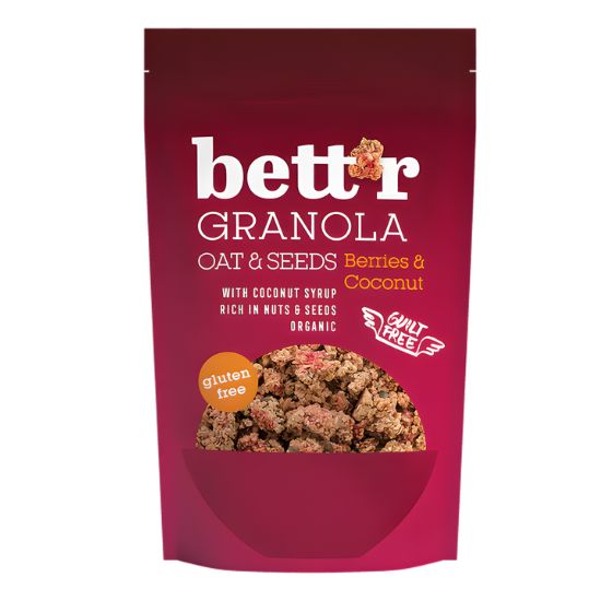Γκρανόλα με Μούρα & Καρύδα Χωρίς Γλουτένη (300γρ)