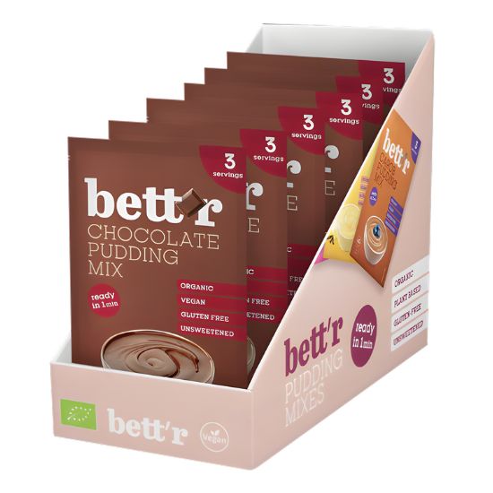 Μείγμα Πουτίγκα Σοκολάτα Χωρίς Γλουτένη (30γρ)