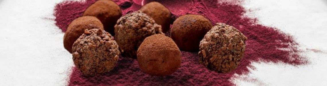 Τρούφες με Acai & Κακάο