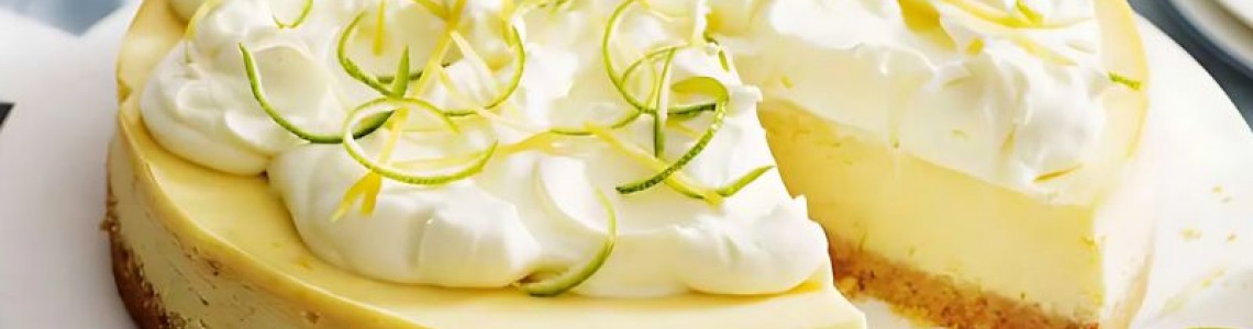 Cheesecake με Μασκαρπόνε και Λάιμ