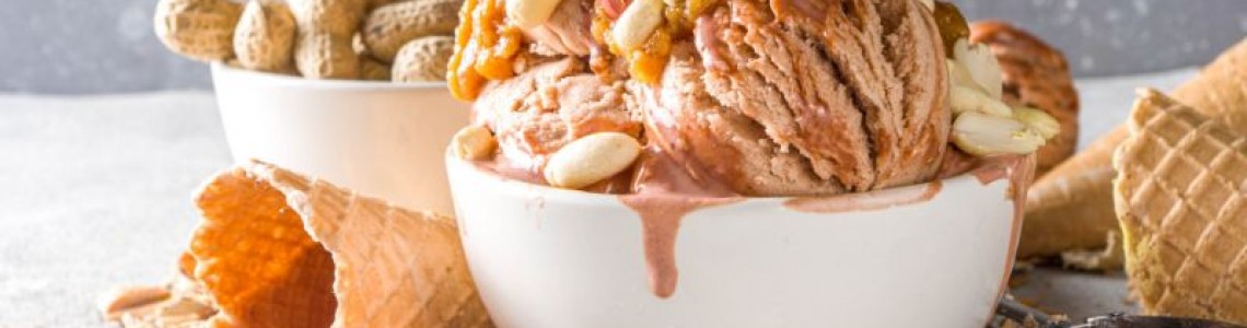 Vegan Παγωτό Φυστικοβούτυρο