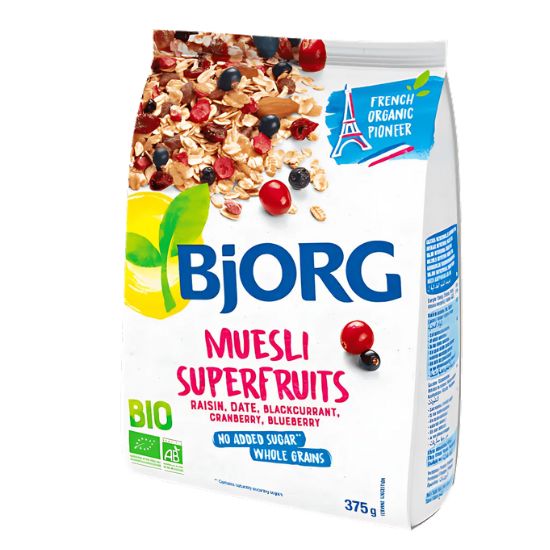 Μούσλι με Superfruits χωρίς ζάχαρη (375γρ)