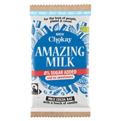 Σοκολάτα Γάλακτος 'Amazing Milk' Χωρίς Γλουτένη & Χωρίς Ζάχαρη (70γρ)