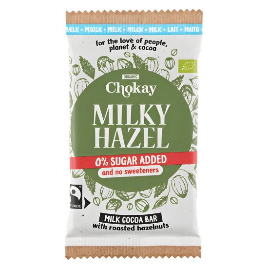 Σοκολάτα Φουντούκι 'Milk Hazel' Χωρίς Γλουτένη & Χωρίς Ζάχαρη (70γρ)