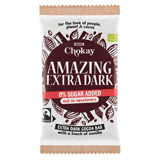 Σοκολάτα 'Amazing Extra Dark' Χωρίς Γλουτένη & Χωρίς Ζάχαρη (70γρ)