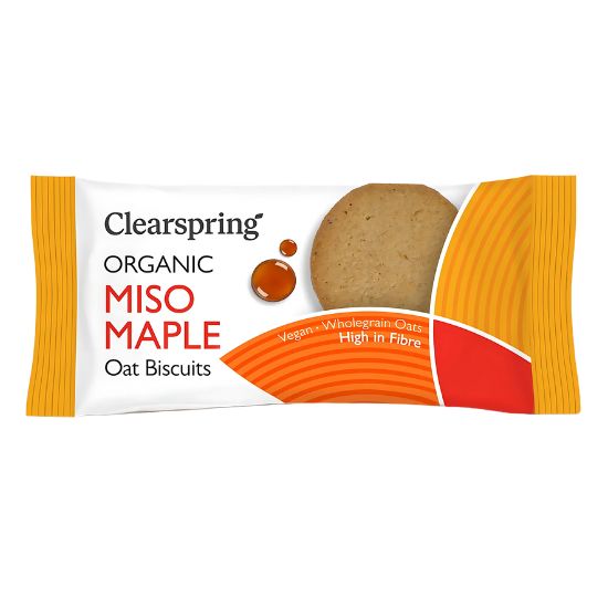 Μπισκότα Βρώμης με Miso και Σφένδαμο (40γρ)