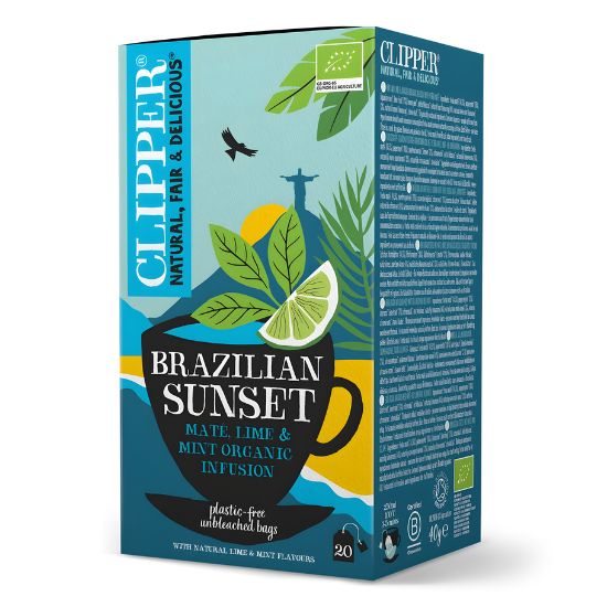 Πράσινο Τσάι με Μάτε, Λάιμ & Μέντα 'Brazilian Sunset' (40g)