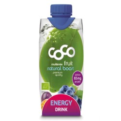 Coco Energy Drink με Φρούτα για φυσική ενέργεια  (330ml)