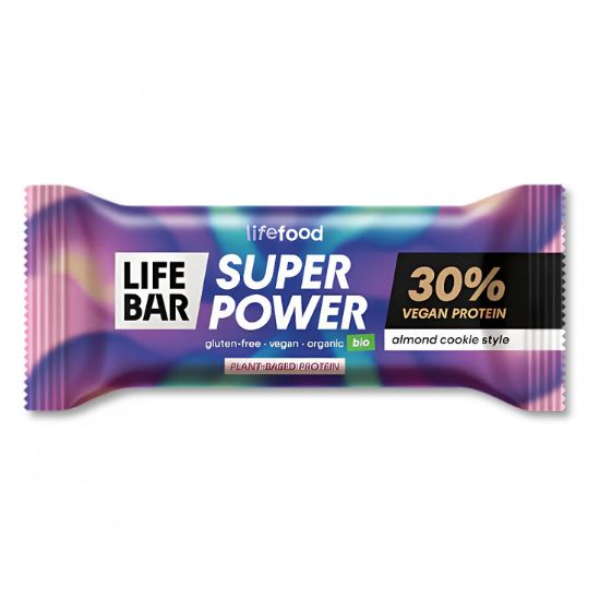 Super Power Μπάρα Cookie Αμυγδάλου Xωρίς Γλουτένη (40γρ) Super Power Μπάρα Cookie Αμυγδάλου Xωρίς Γλουτένη (40γρ)