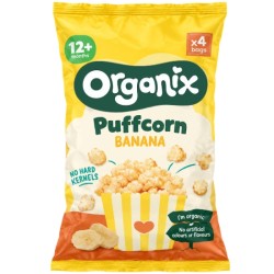Πολυσυσκευασία Pop Corn 'Banana Puffcorn' +12μ (4x10g)