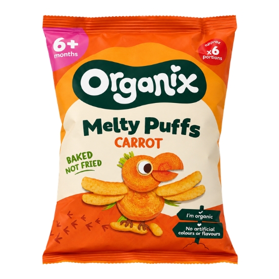 Στικς Καλαμποκιού με Καρότο 'Melty Carrot Puffs' +6μ (20g)