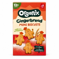 Πολυσυσκευασία Μπισκότα Ολικής Mini Gingerbread +12μ (5x20γρ)