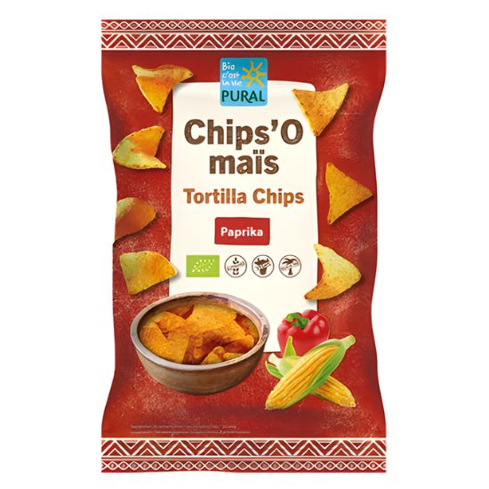 Nachos Καλαμποκιού Πάπρικα - Χωρίς Γλουτένη (125γρ)