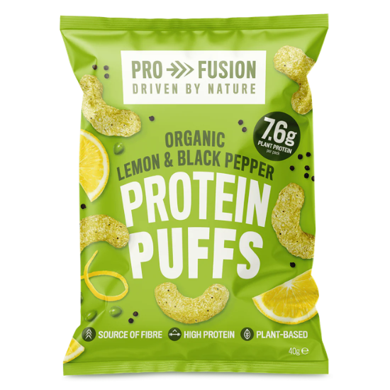 Σνακ Πρωτεΐνης Αρακά με Λεμόνι & Μαύρο Πιπέρι Χωρίς Γλουτένη (40γρ)