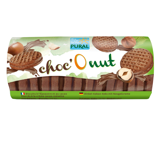 Μπισκότα Ντίνκελ με Νουγκατίνα (85γρ)