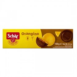 Μπισκότα με γέμιση Πορτοκάλι και επικάλυψη Σοκολάτας χωρίς γλουτένη (150γρ)