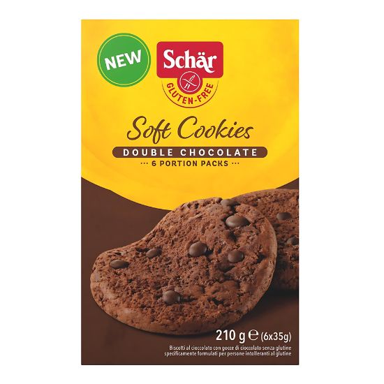 Μπισκότα Διπλής Σοκολάτας χωρίς γλουτένη (210γρ)