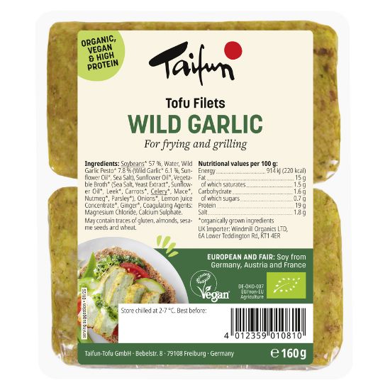 Φιλέτα Τόφου με Άγριο Σκόρδο & Μυρωδικά (160γρ)