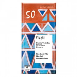 Σοκολάτα Γάλακτος 50% με κακάο Παναμά & ζάχαρη από άνθη καρύδας (80γρ)