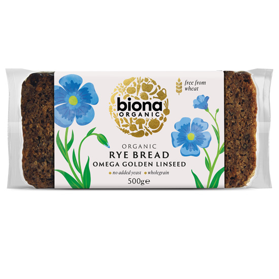 Ψωμί Σίκαλης με Ω3 & Χρυσό Λιναρόσπορο (500γρ)