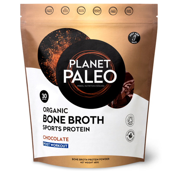 Πρωτεΐνη Κολλαγόνου από Ζωμό Οστών - Σοκολάτα (480γρ)