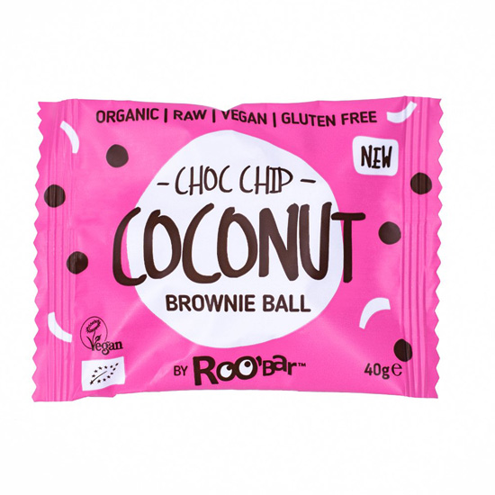 Brownie Ball με Καρύδα & Κομματάκια Σοκολάτας (40γρ)