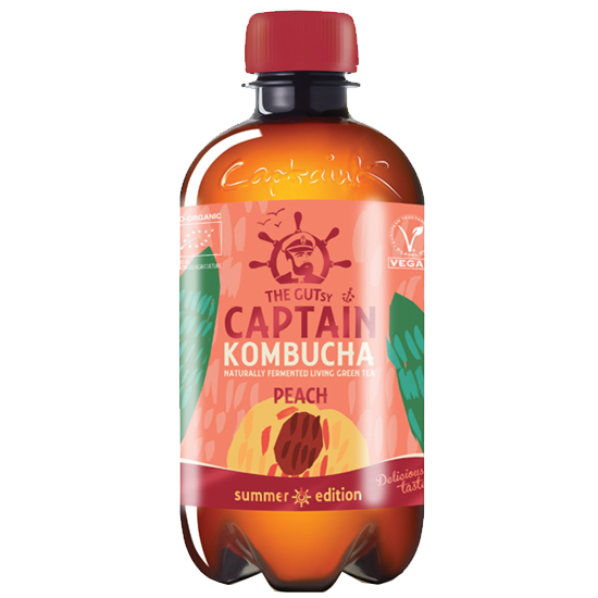 Κομπούχα 'Ροδάκινο' (400ml)