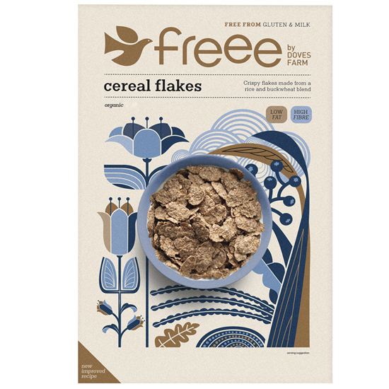 Νιφάδες Δημητριακών με Ρύζι & Φαγόπυρο χωρίς γλουτένη (375γρ)