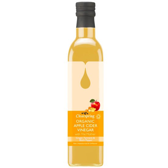 Μηλόξυδο With the Mother με Τζίντζερ, Κουρκουμά & Μαύρο Πιπέρι (500ml)