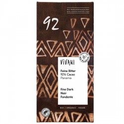 Μαύρη Σοκολάτα 92% με Κακάο Παναμά & Ζάχαρη Καρύδας (80γρ)