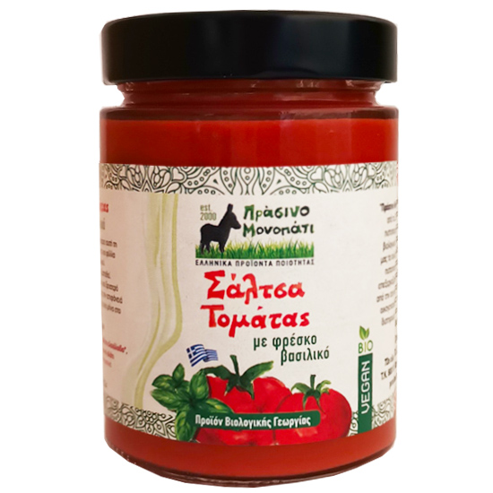 Σάλτσα Τομάτας με Βασιλικό (330γρ)