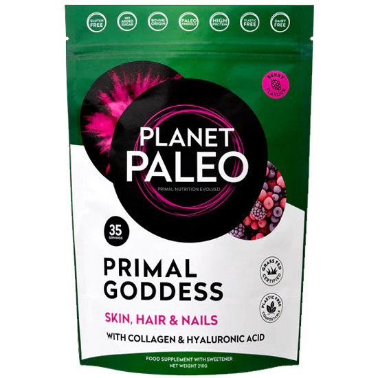 Κολλαγόνο με Υαλουρονικό Οξύ & Μούρα 'Primal Goddess' (210γρ)