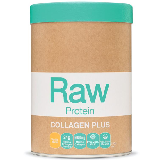 Ωμή Πρωτεΐνη Κολλαγόνου με γεύση Βανίλια/Σφένδαμο (450γρ)