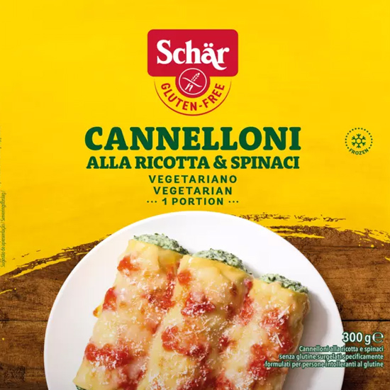 Κανελόνια με Ρικότα & Σπανάκι χωρίς γλουτένη (300γρ)