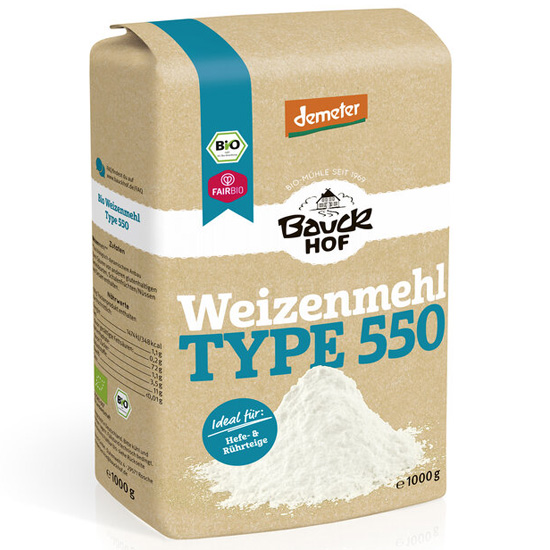 Αλεύρι Σιταριού Λευκό Τ550 (1kg)