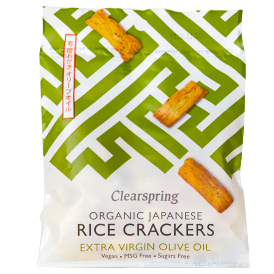 Japanese Rice Crackers with Extra Virgin Olive Oil (50gr)