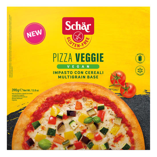 Vegan Πίτσα Λαχανικών Χωρίς Γλουτένη (390γρ)