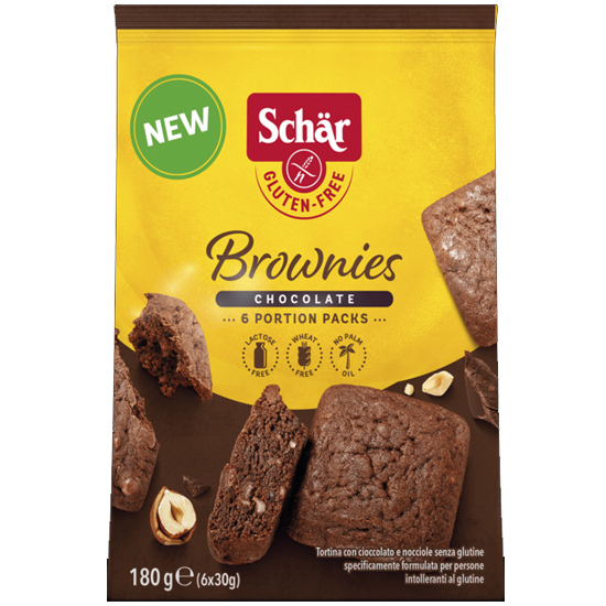 Brownies Σοκολάτας χωρίς γλουτένη/λακτόζη (180γρ)